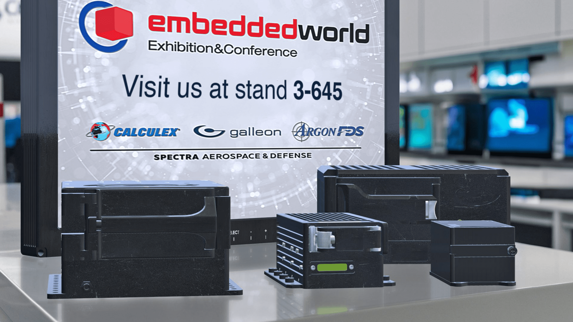 Spectra booth at Embedded World event